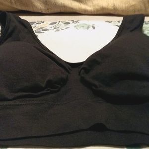 Black Padded Sports Bra